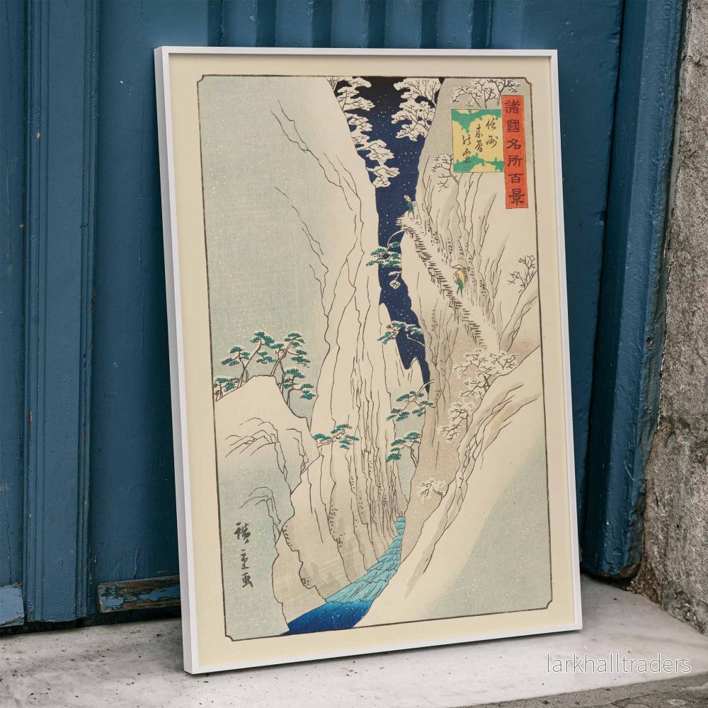 Kisoravinen i snö Poster