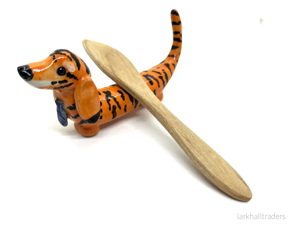 Keramik Butter Dachshund - wildlife - Bild 2