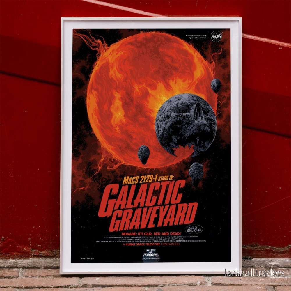 Galaktisk kyrkogård Poster Galaktisk kyrkogård Poster