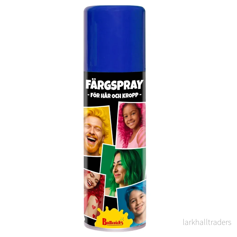 Hår- & kroppsspray, blå 125 ml Hår- & kroppsspray, blå 125 ml