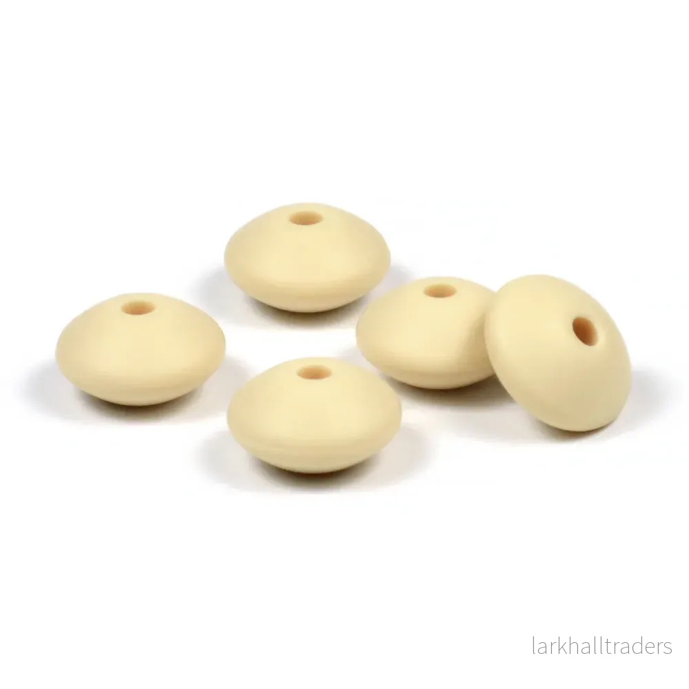 Silikonlinser, beige, 5st