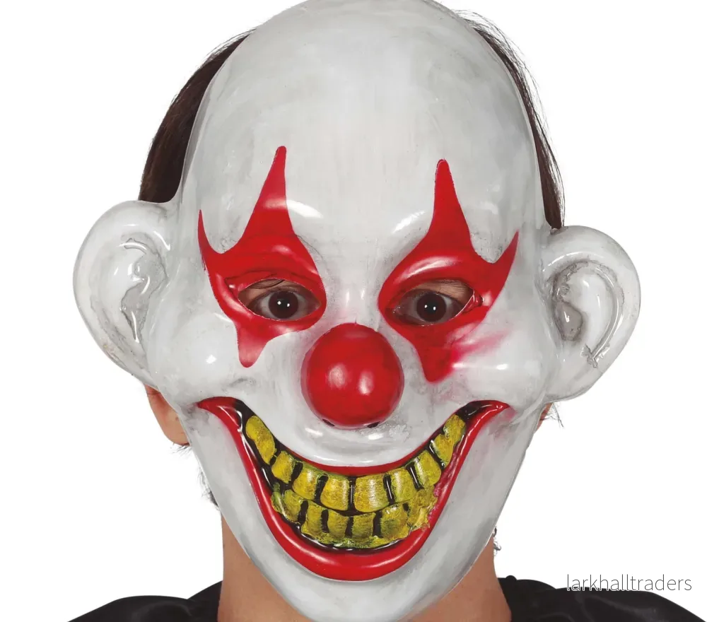 Mask, creepy clown pvc - Bild 2