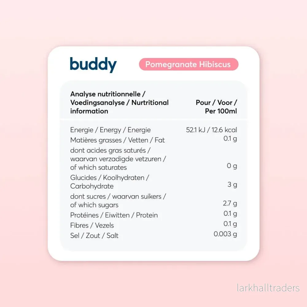 BUDDY Focus & Energy Mango & Passionsfrukt | 3-pack - Bild 3