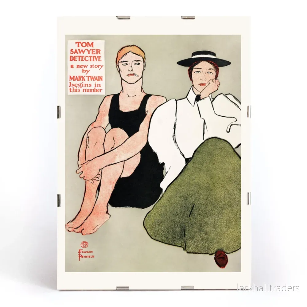 Två sittande kvinnor Poster - Bild 3