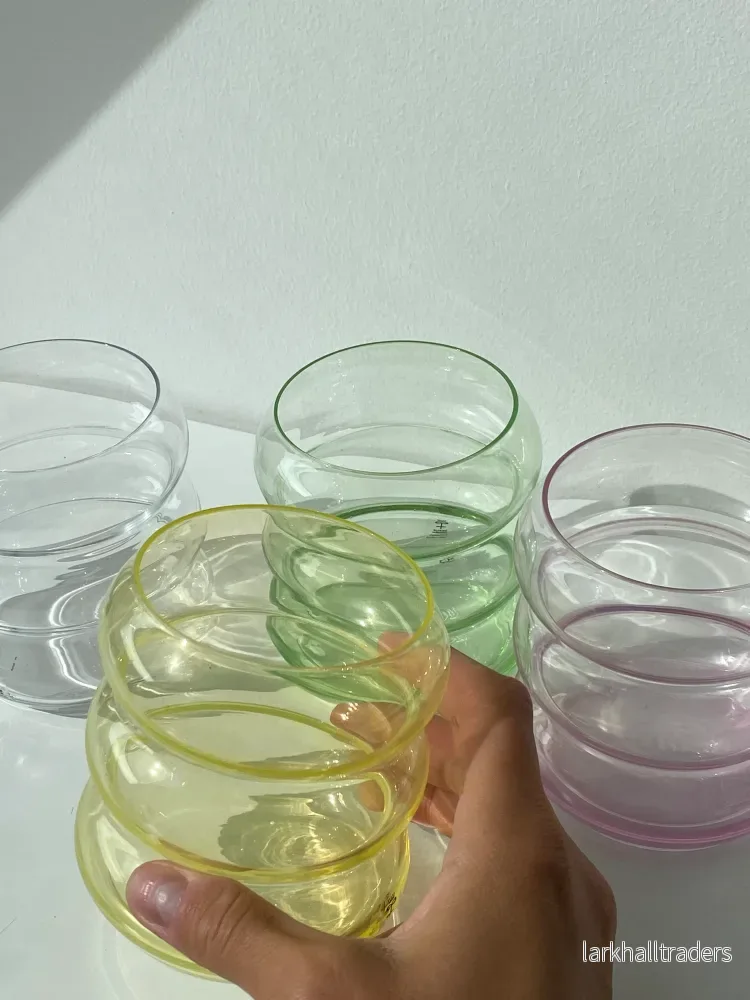 Bubblig Glas – Gul Bubblig Glas – Gul