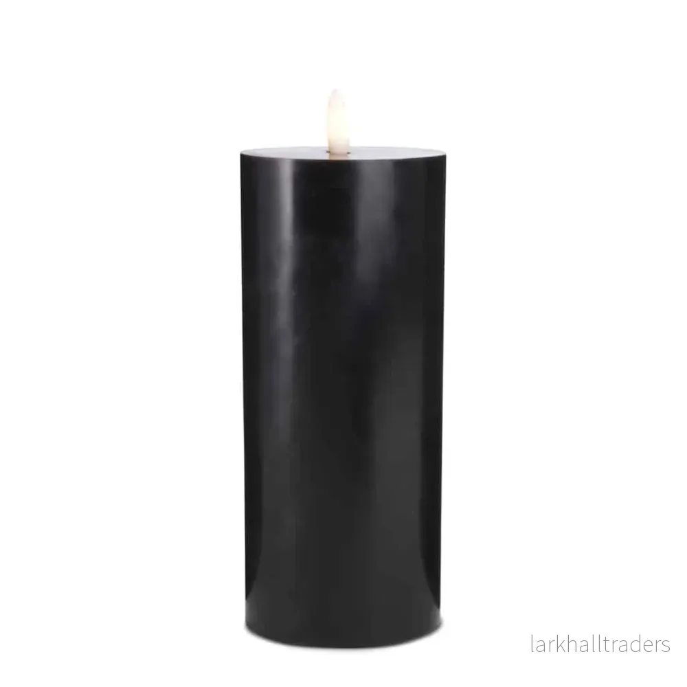 LED-ljus -1 st. – ø7,5 x 20 cm – m/3D låga – (flera färger) - Bild 2
