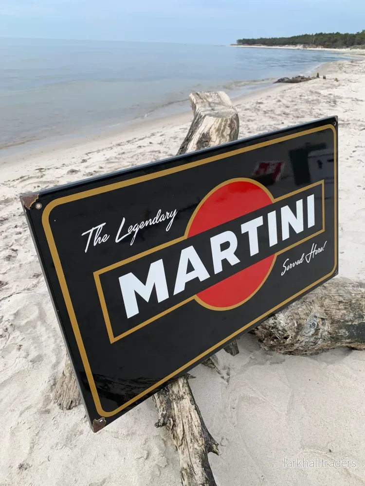 Martini emaljskylt