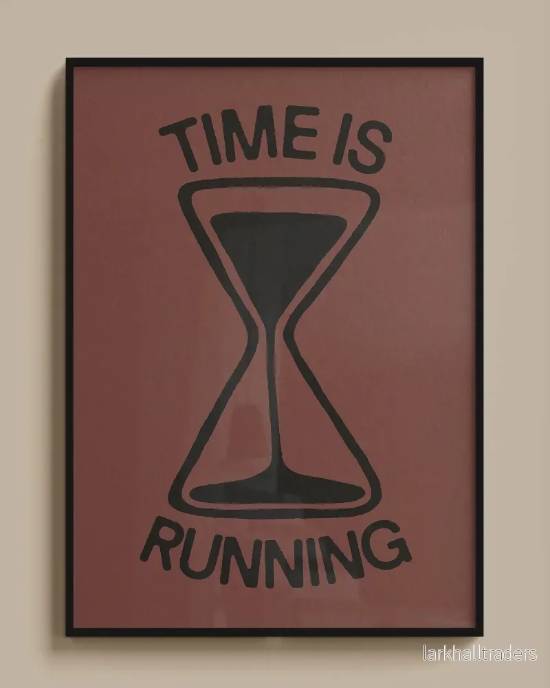 "TIME IS RUNNING" Poster - Bild 3