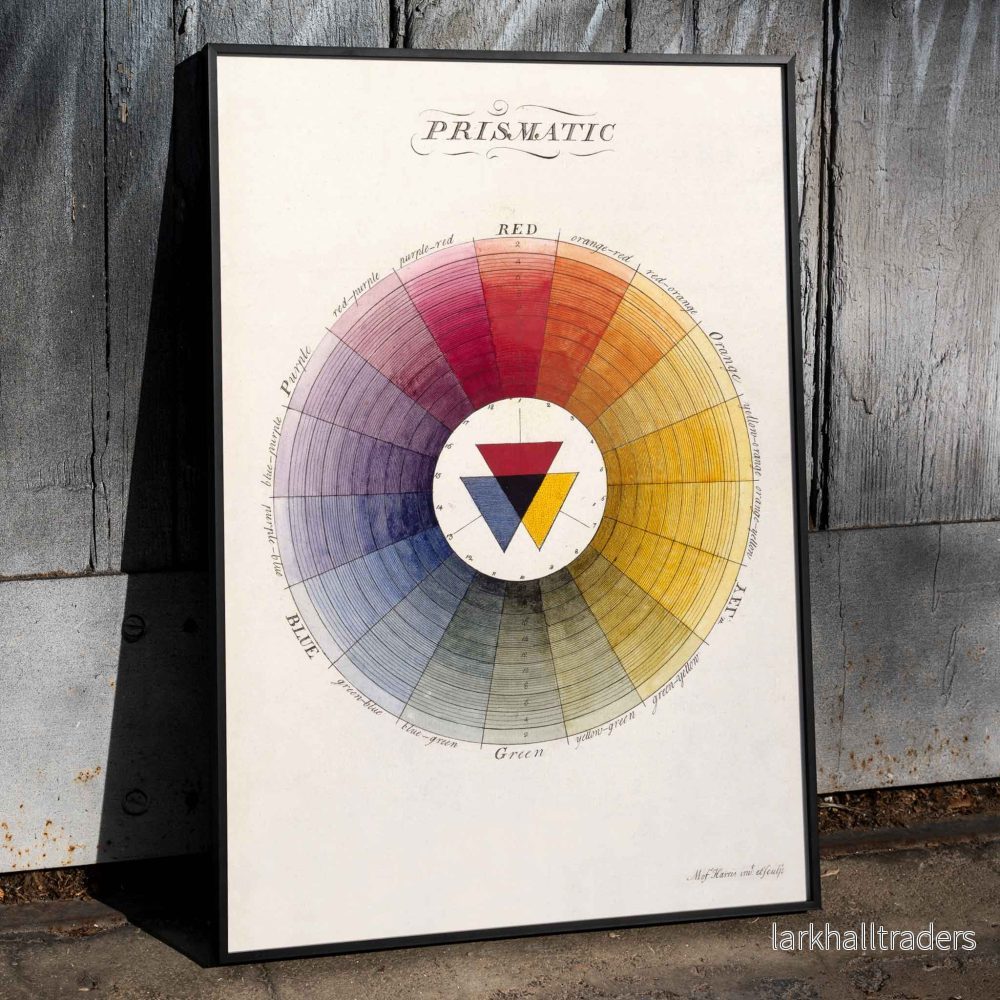 Prismatiskt färghjul Poster