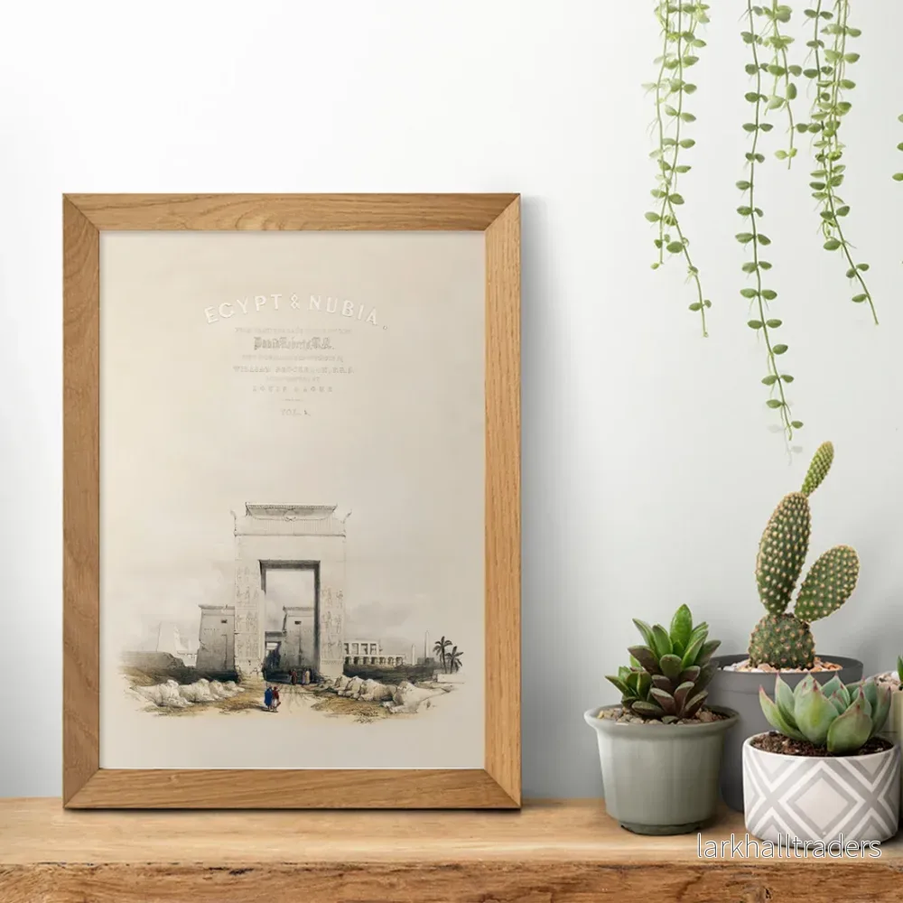 Den stora porten i Thebe Poster
