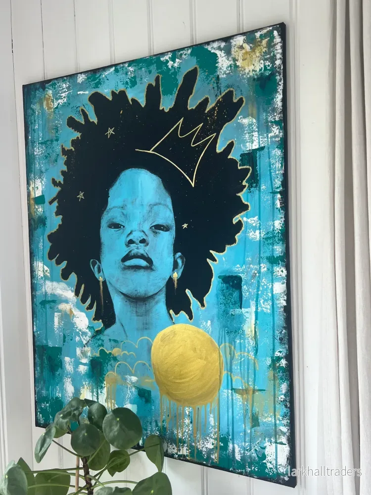 Crowned in gold-Original - Bild 3