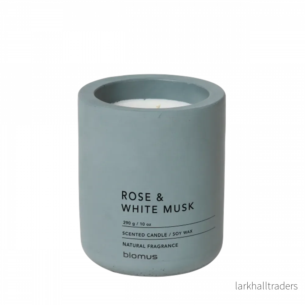 Doftljus Fraga rose white musk ø9 cm flint stone Doftljus Fraga rose white musk ø9 cm flint stone