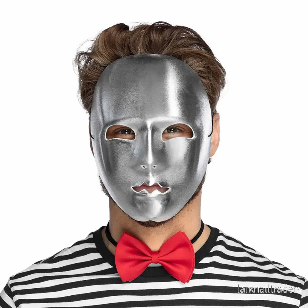 Ögonmask, teater silver - Bild 2