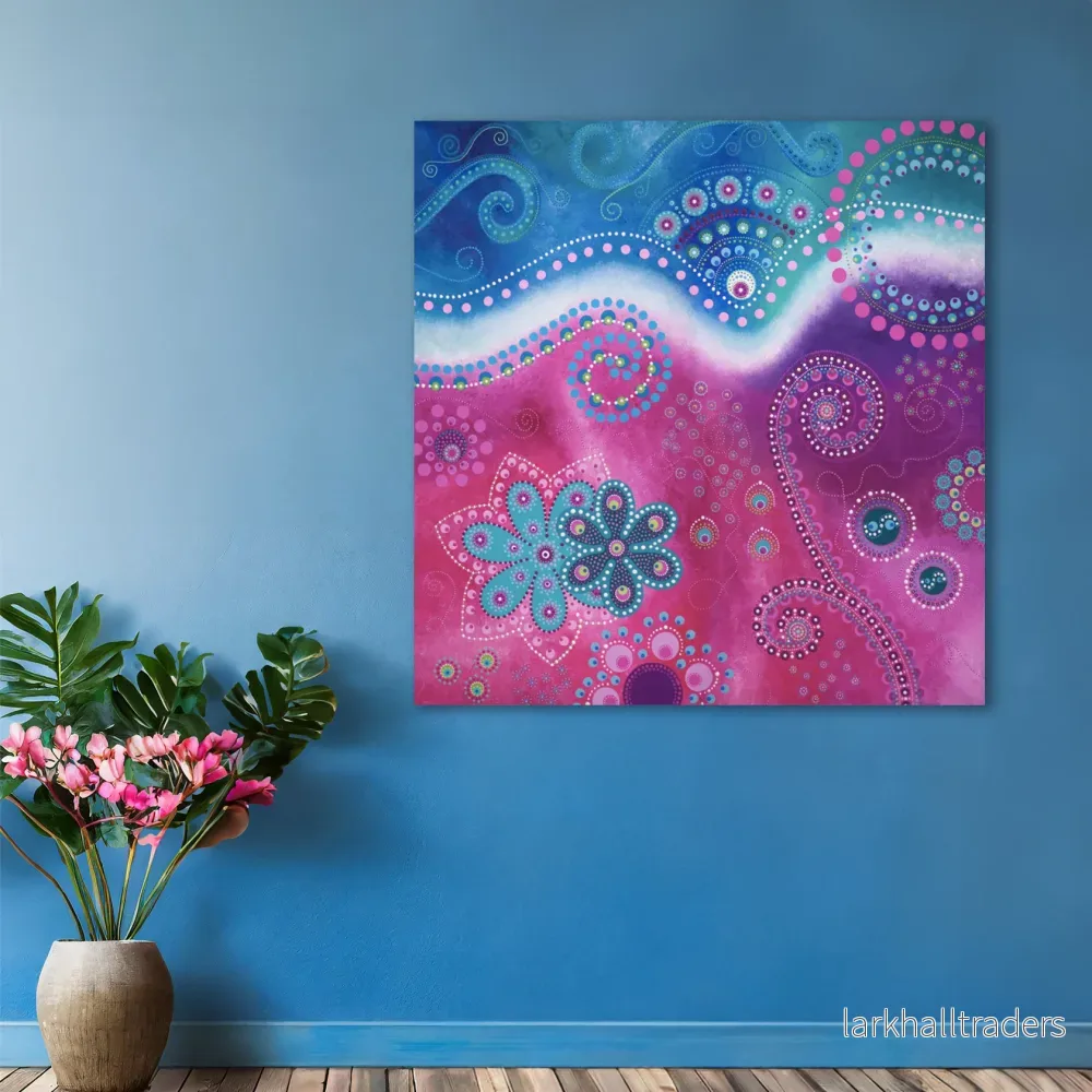 "The happiness inside" - Original akrylmålning på duk - Bild 2