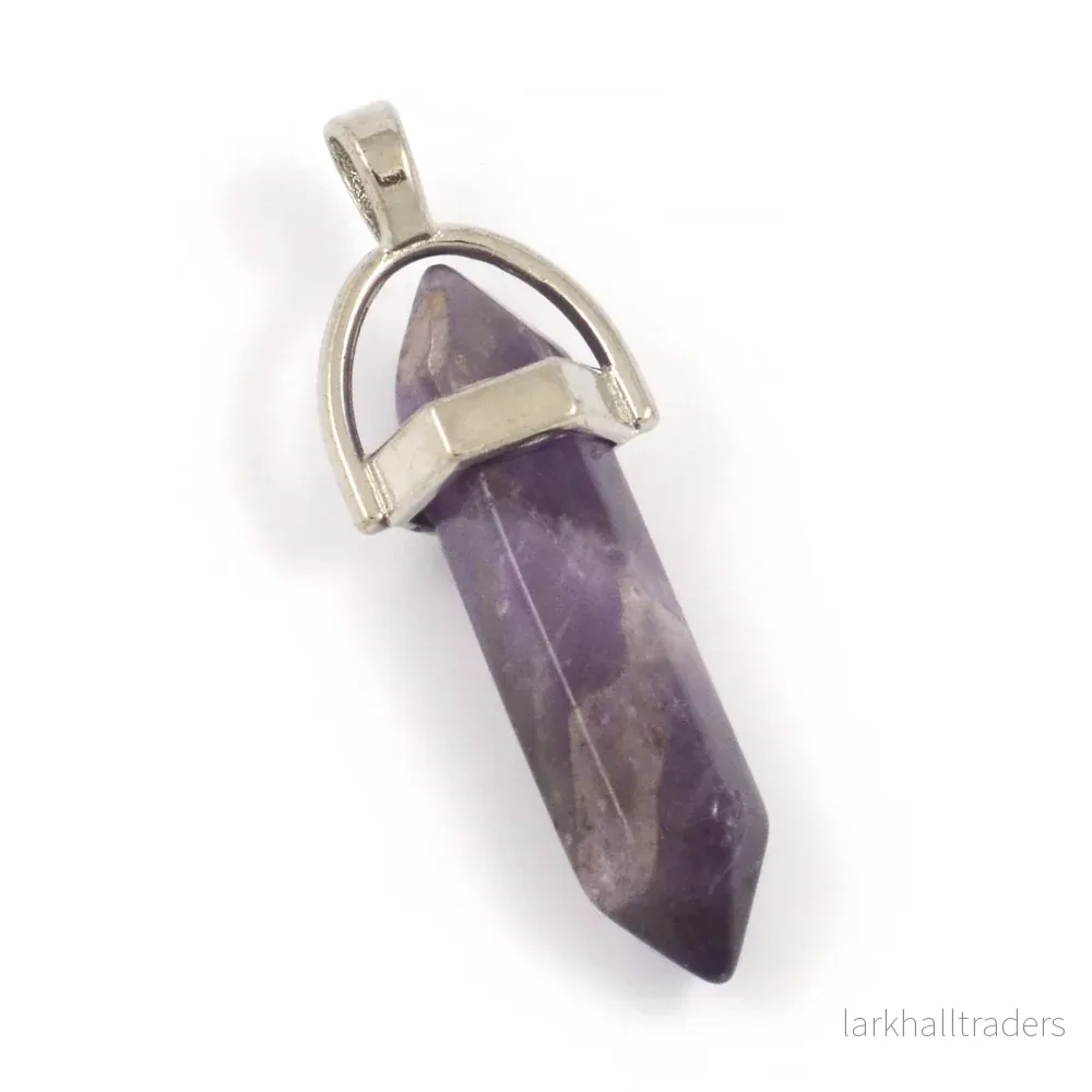 Berlock, bullet av ametist, 32mm, 1st
