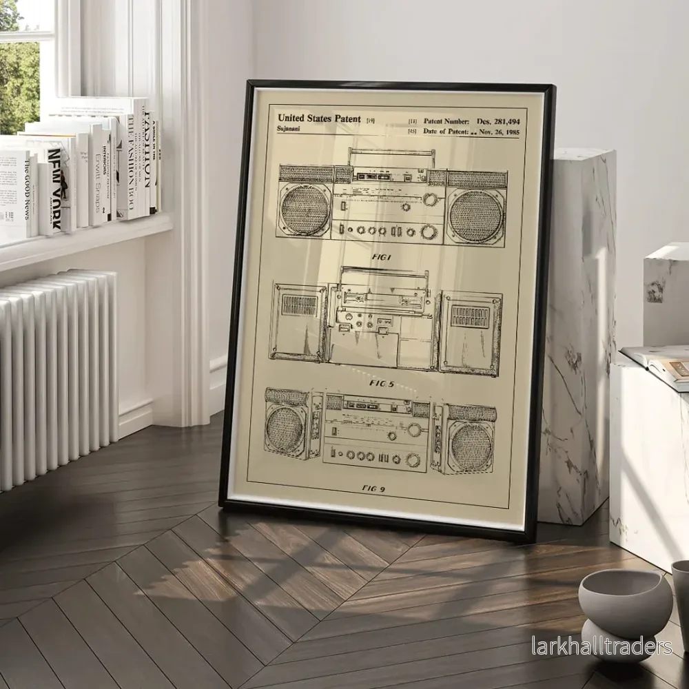 Kassettspelarpatent Poster