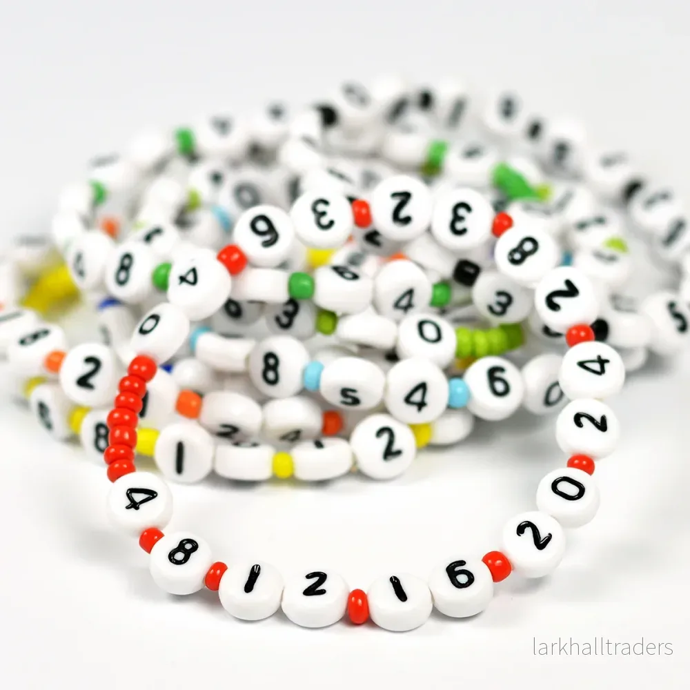 Seed Beads, 3mm, opak röd, 30g - Bild 3