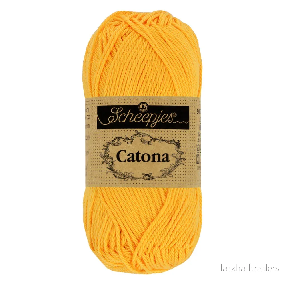 Scheepjes Catona 50g – 208 Yellow Gold Scheepjes Catona 50g – 208 Yellow Gold