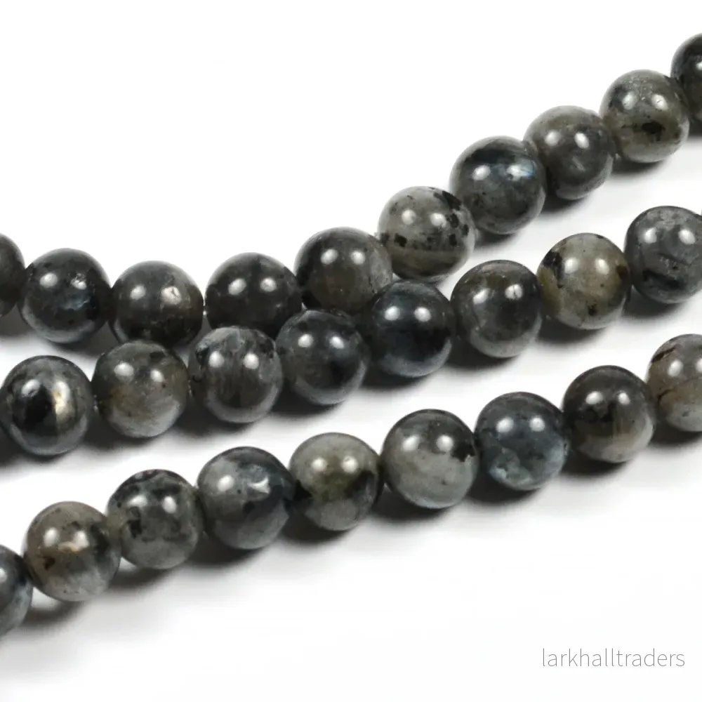 Larvikit pärlor, 6mm