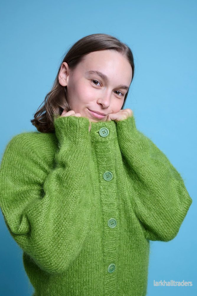 Brushed Mohair Cara Cardigan