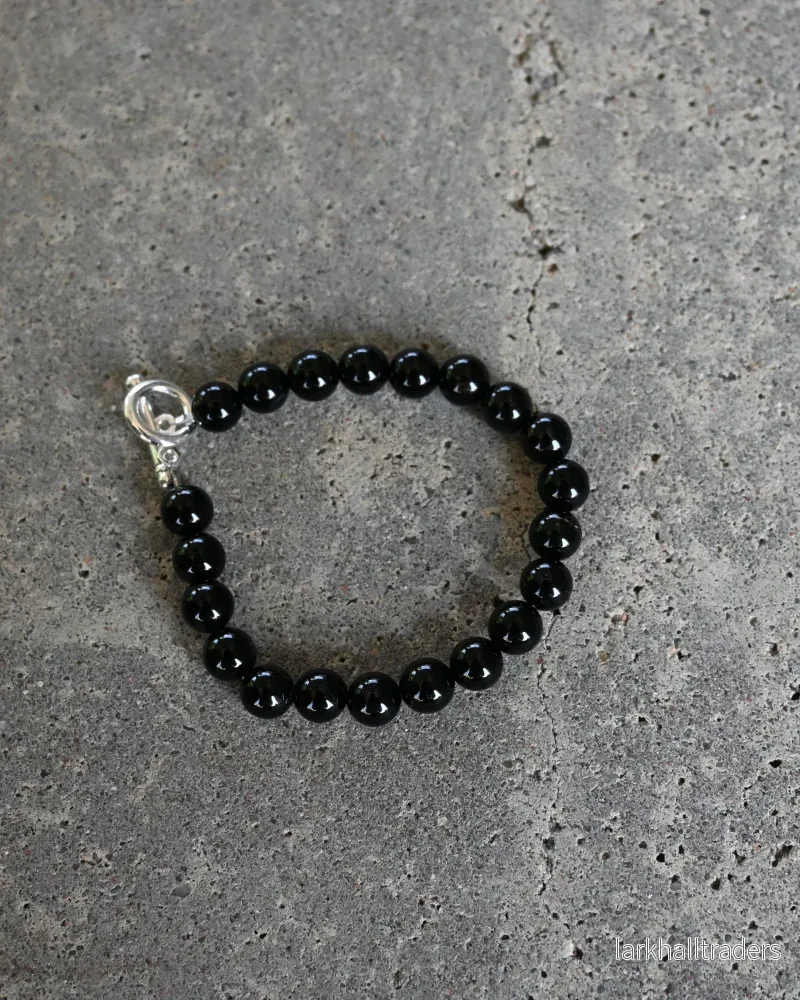 Odette - Armband svart agate - Bild 2