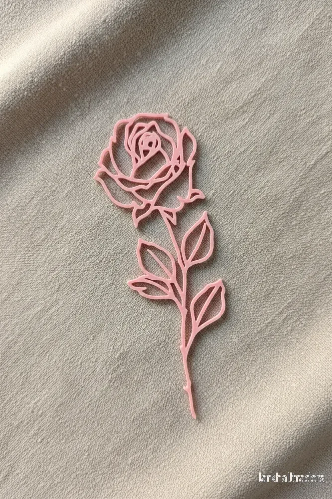 Bokmärke – Ros rosa Bokmärke – Ros rosa