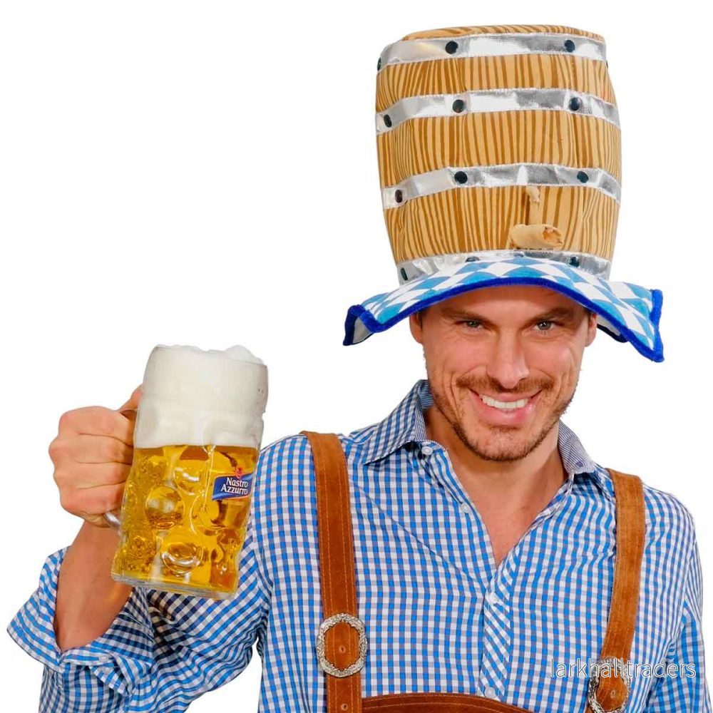 Ölhatt, öltunna blå/vit - Bild 2