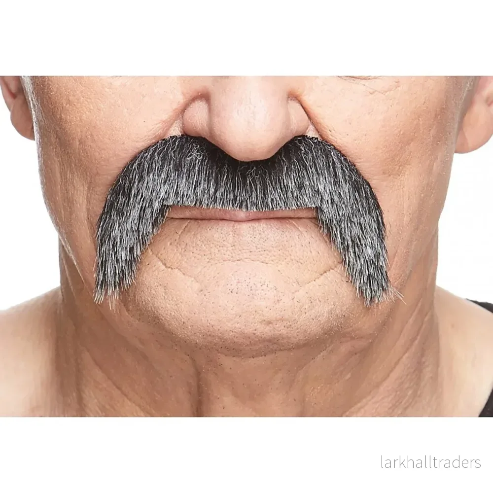 Mustasch, cowboy svart/vit Mustasch, cowboy svart/vit