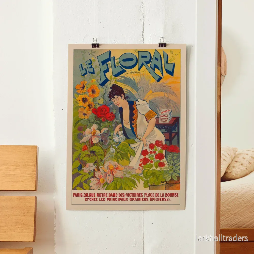 Le Floral Poster Le Floral Poster