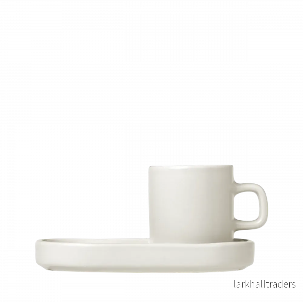 Espressomuggar Pilar med fat 50ml 2-pack Espressomuggar Pilar med fat 50ml 2-pack
