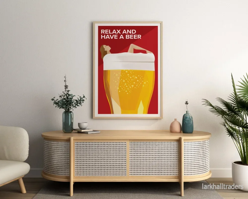 Relax and have a beer Poster - Bild 2