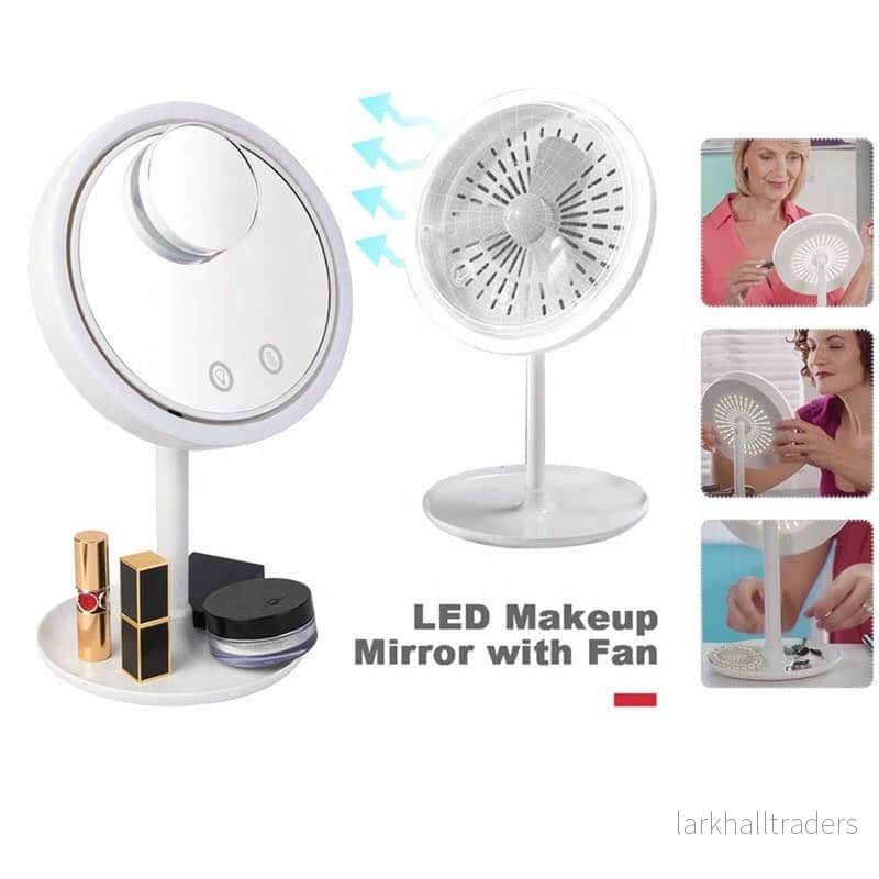 Sminkspegel med LED-ljus och fläkt - Bild 2