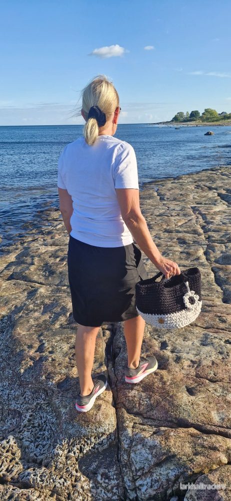 Virkad väska Ink & Ivory Bag - Bild 2