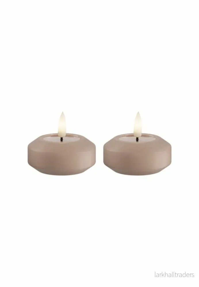 Flytande LED 2-Pack Värmeljus 6,1 cm