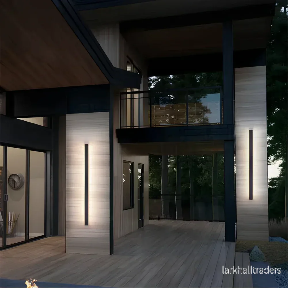 Auréno – Modern LED Utomhuslampa i Smidesjärn & Aluminium - Bild 2