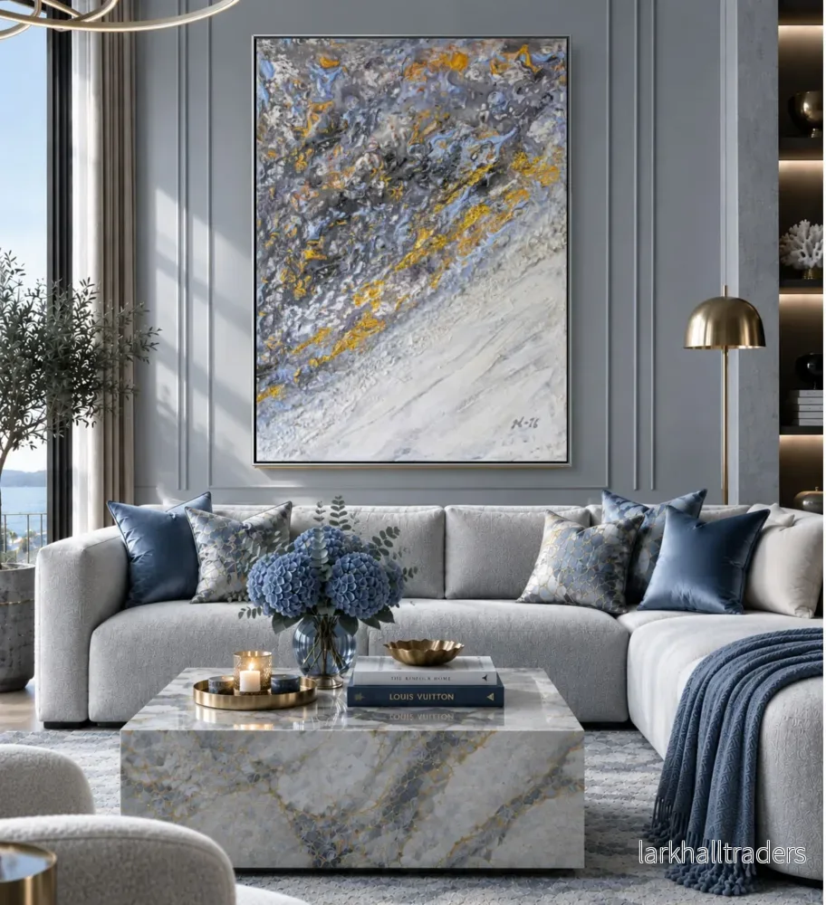 Canvas Print "Glimmering Sea Passage"| Svensk Kust Väggkonst - Bild 2