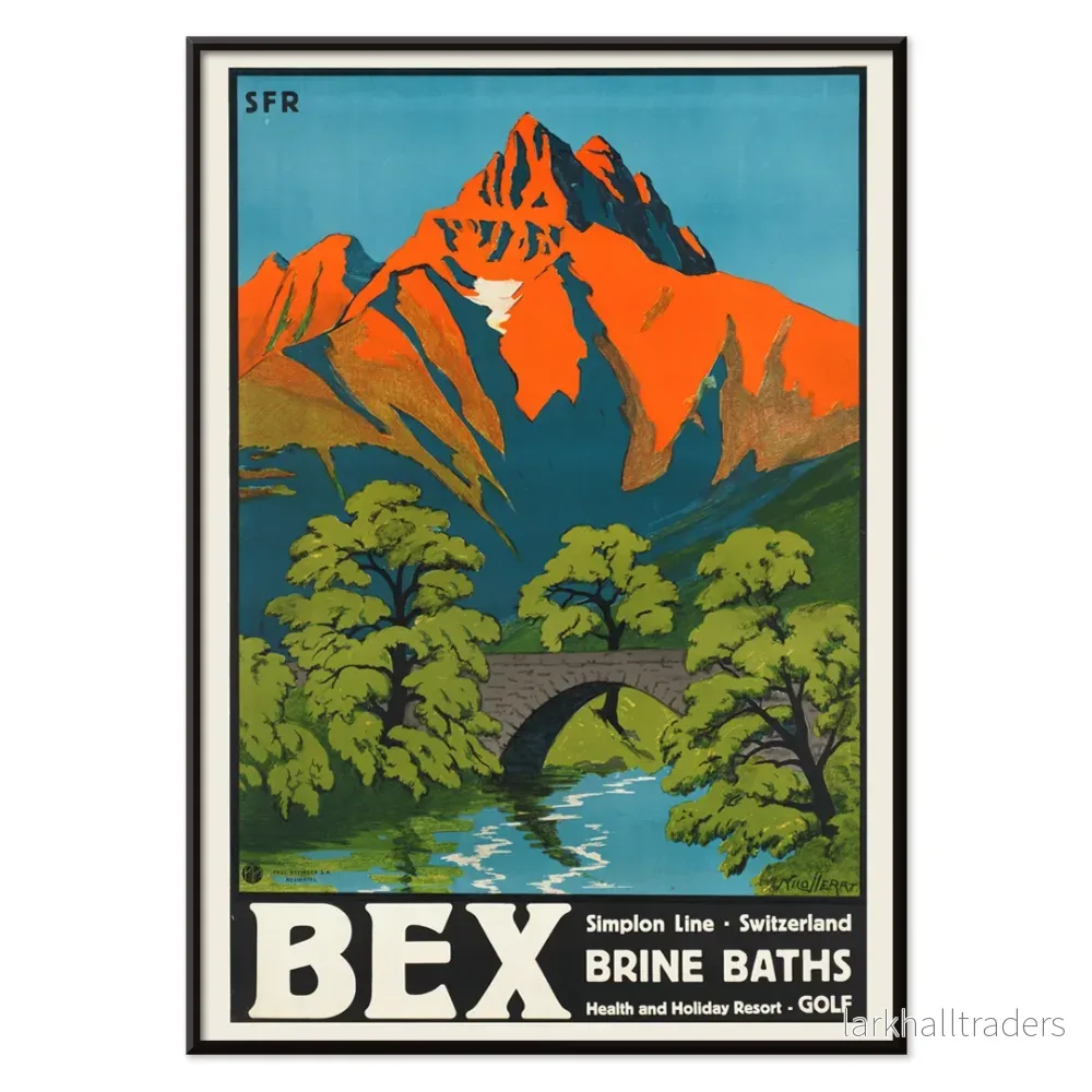 Bex brunnsbad Poster - Bild 2