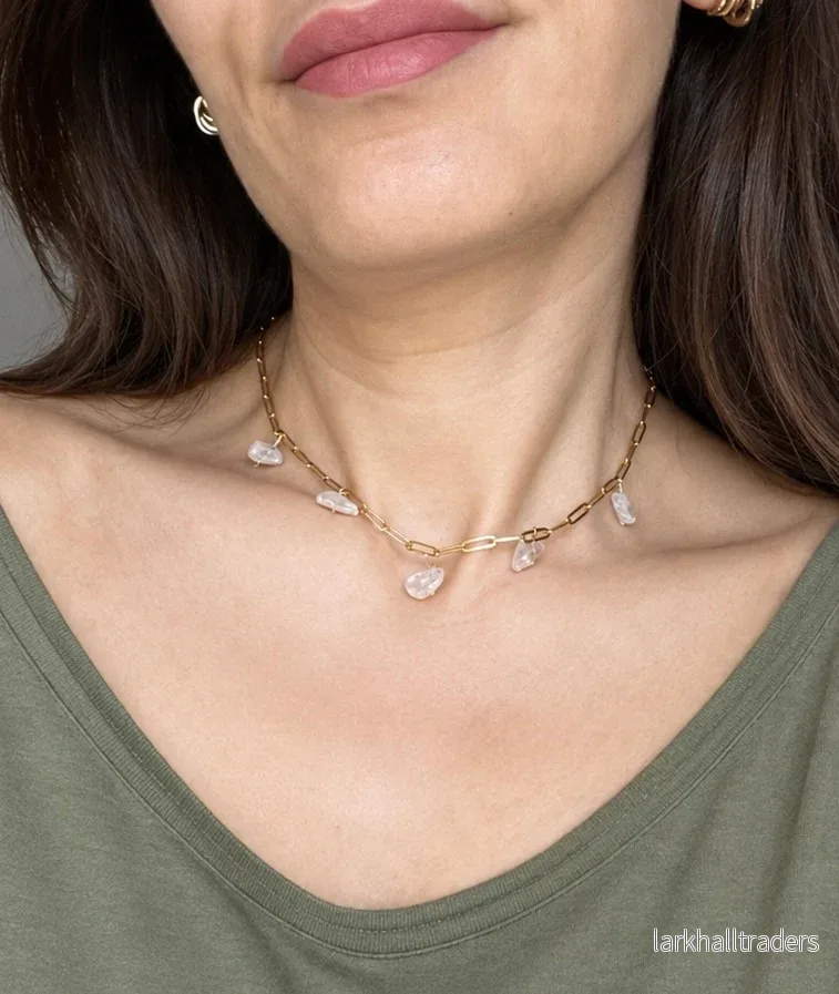 Moonlight Quartz Halsband