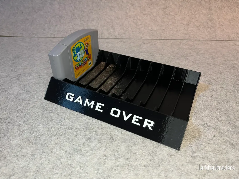Spelställ för 10 Nintendo 64-spel – GAME OVER
