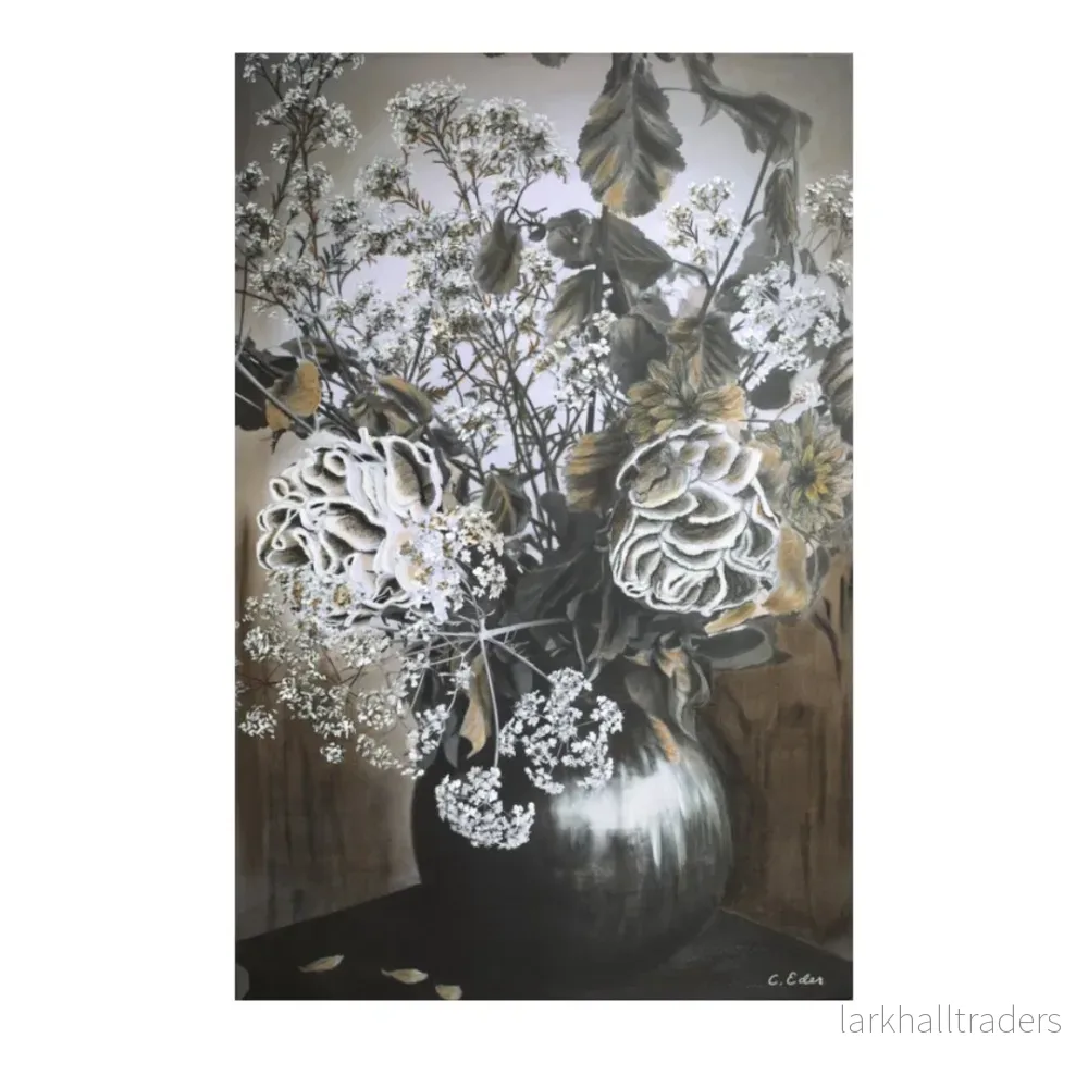 Pionees in Umber (Florals), Konstkvalitet Poster - Bild 3
