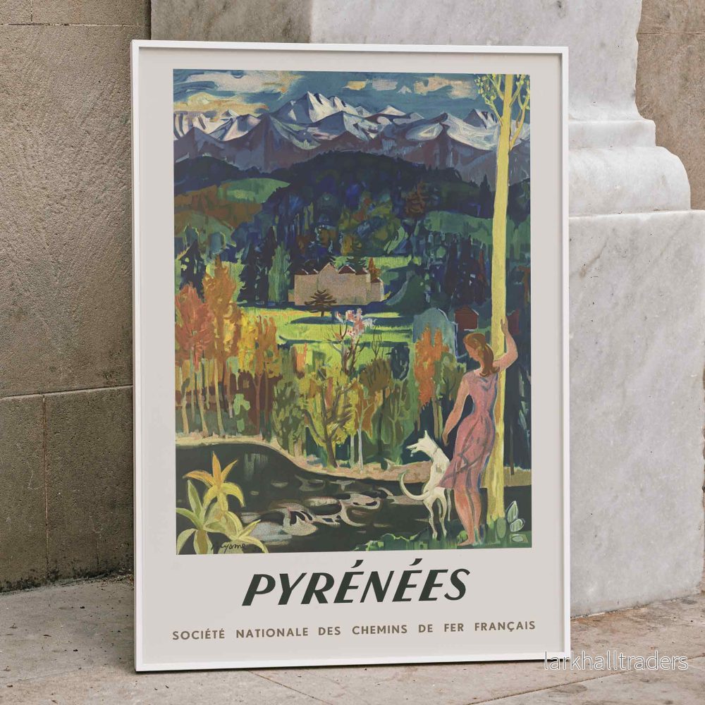 Pyreneernas järnväg Poster Pyreneernas järnväg Poster