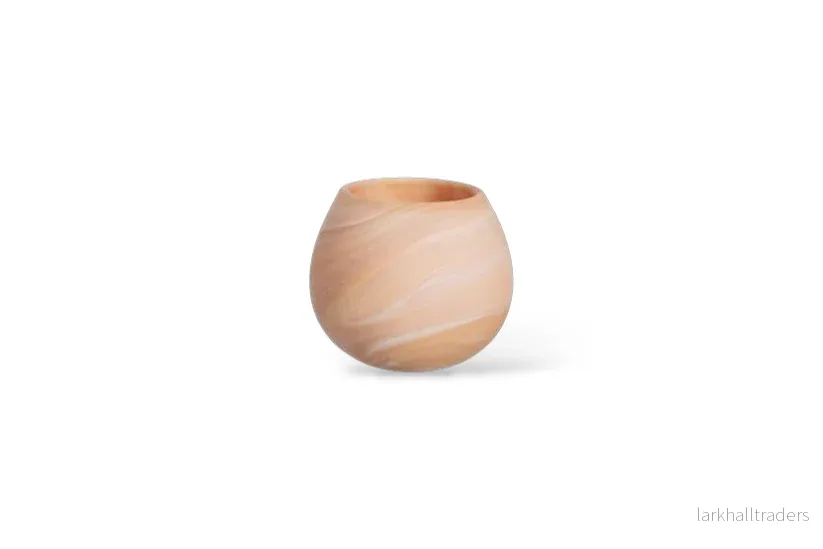 SWIRL Glas Votive Peach - Bild 2
