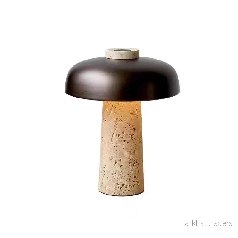 LjusHarmoni – Naturlig bordslampa i travertin med skandinaviskt Wabi-Sabi-design LjusHarmoni – Naturlig bordslampa i travertin med skandinaviskt Wabi-Sabi-design