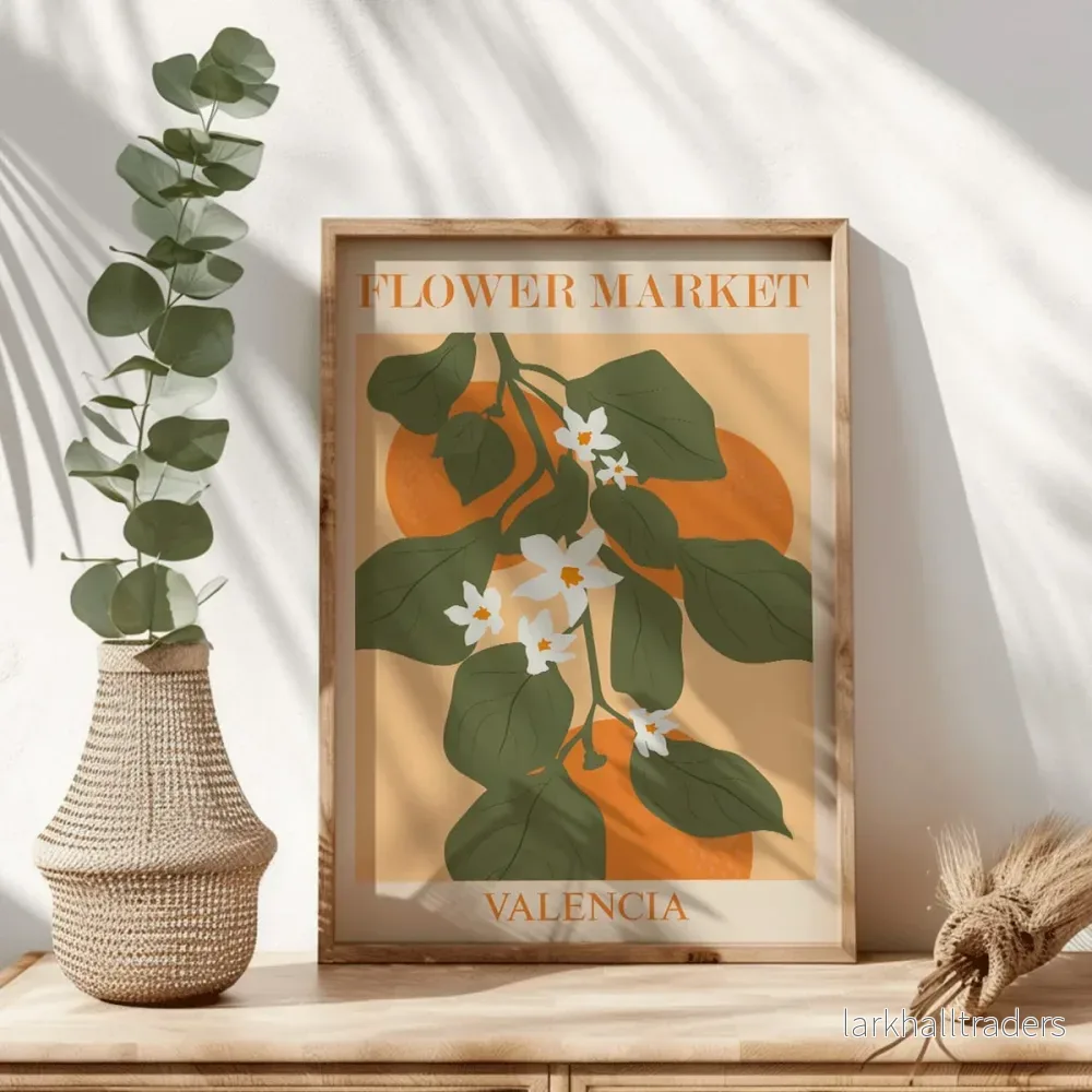 Blommarknad Valencia Poster - Bild 3