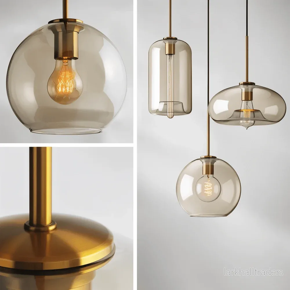 Clairon – Pendellampa i Klart Glas med Industriell Loftdesign - Bild 2