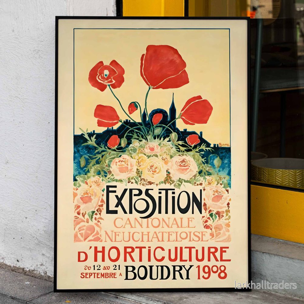 Exposition Cantonale Neuchateloise Poster