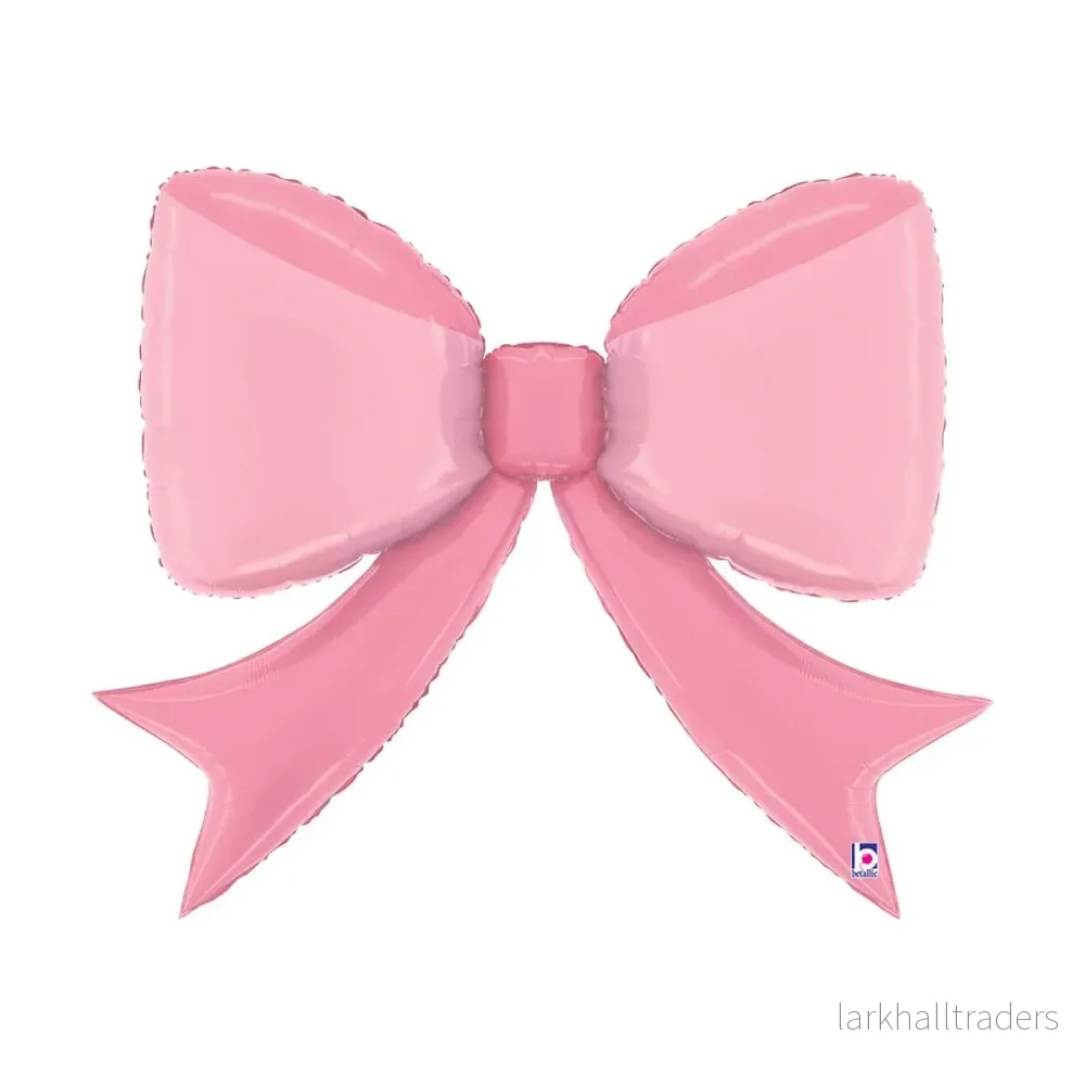 Folieballong, pretty pink bow 104 cm
