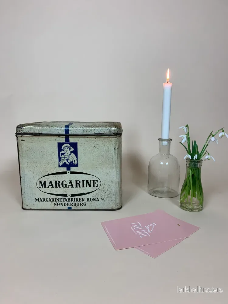 Vacker gammal margarinburk från Sønderborg Vacker gammal margarinburk från Sønderborg