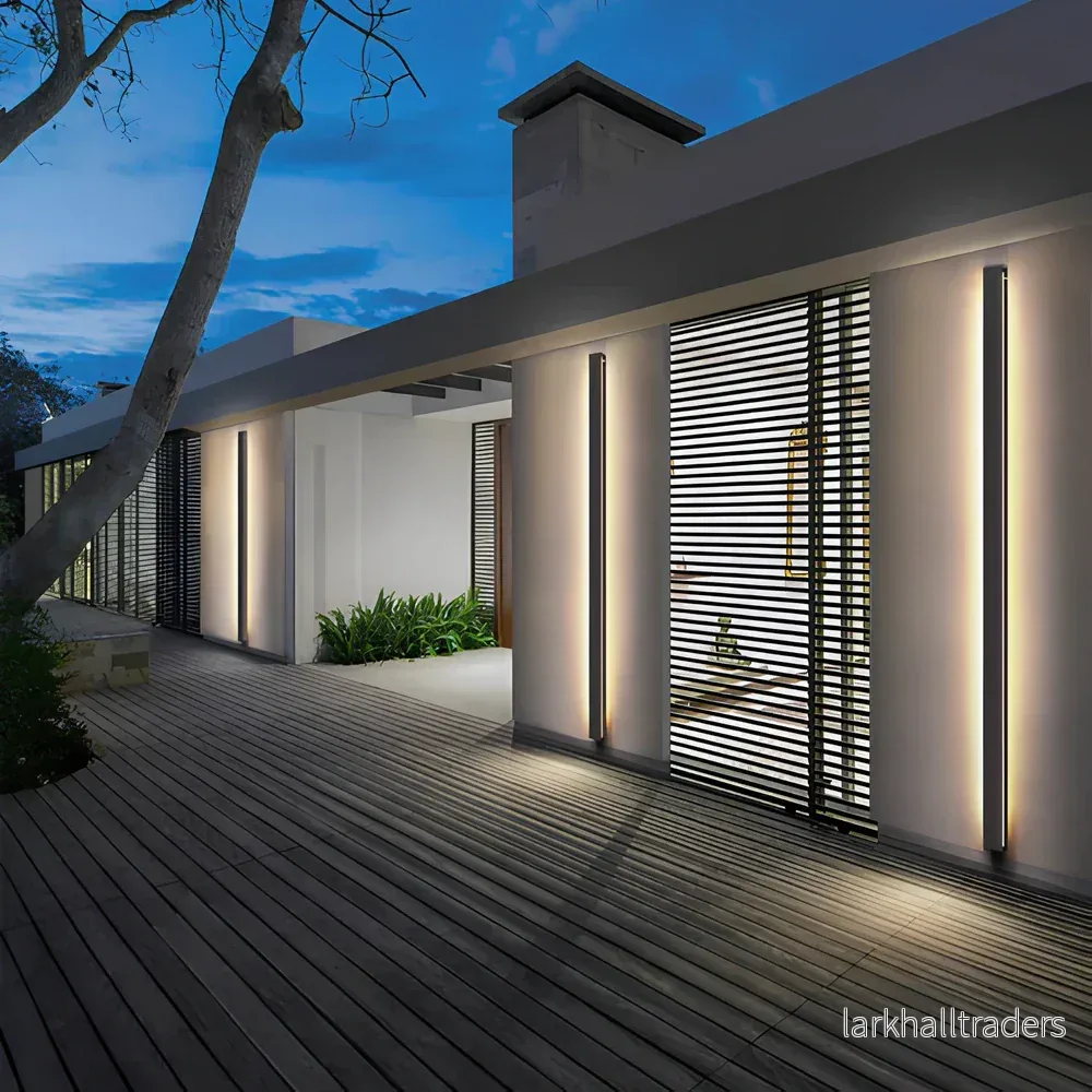 Auréno – Modern LED Utomhuslampa i Smidesjärn & Aluminium - Bild 3