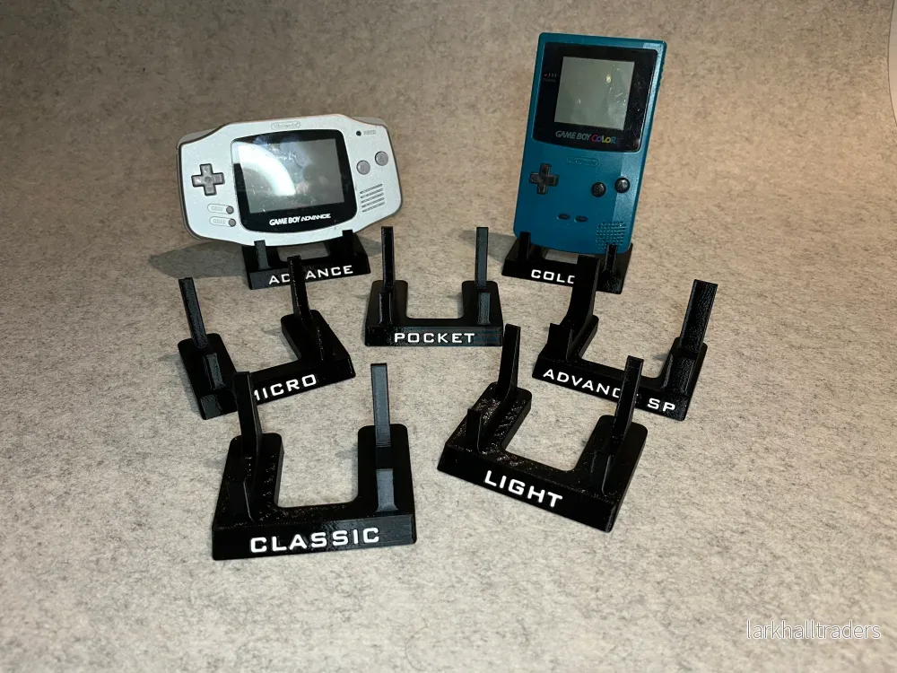 Ställ-uppsättning för alla Game Boy-modeller (7 ställ)